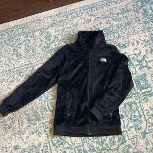North Face Women’s black fleece jacket. Size small